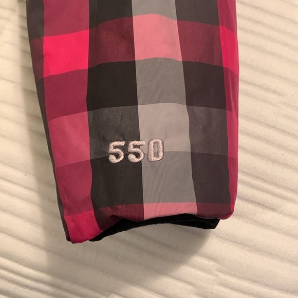 The North Face Puffer Jacket 2in1 Coat Reversible Vintage Black and Pink 550 - Picture 3 of 14